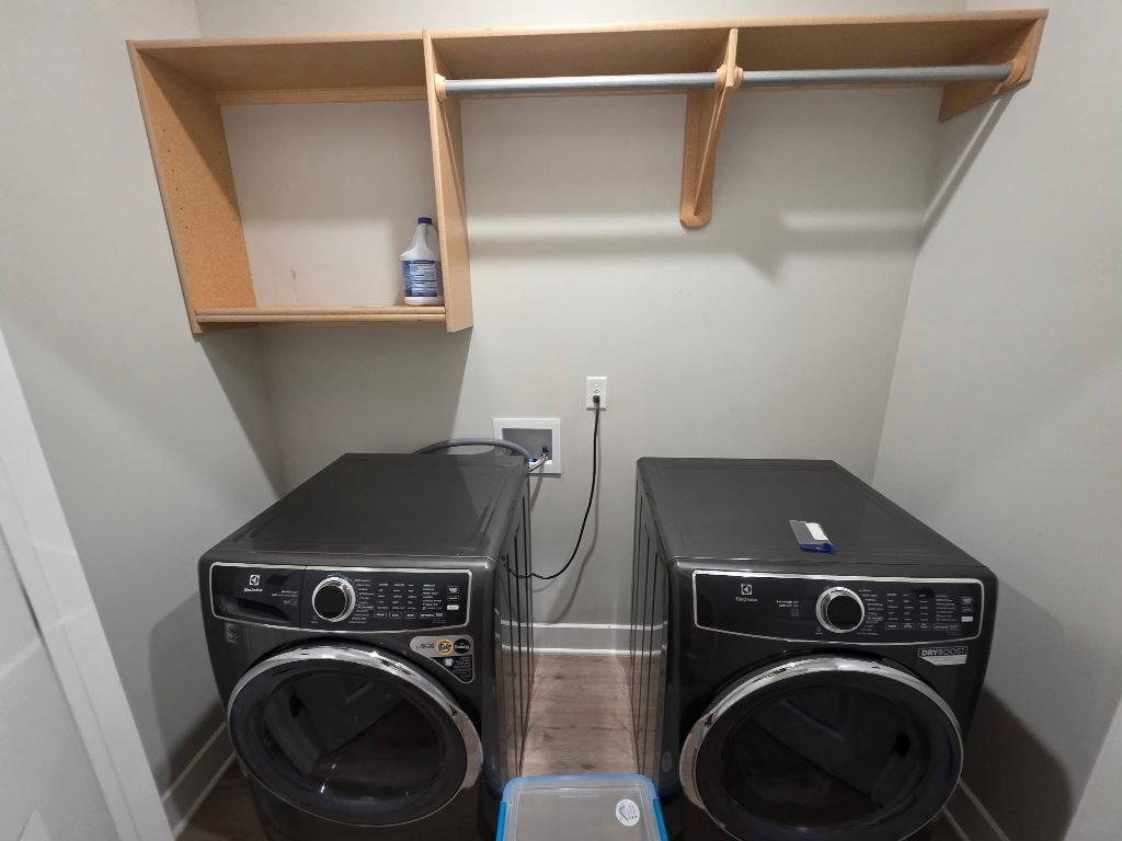 On-site laundry — linens and clothing are handled here